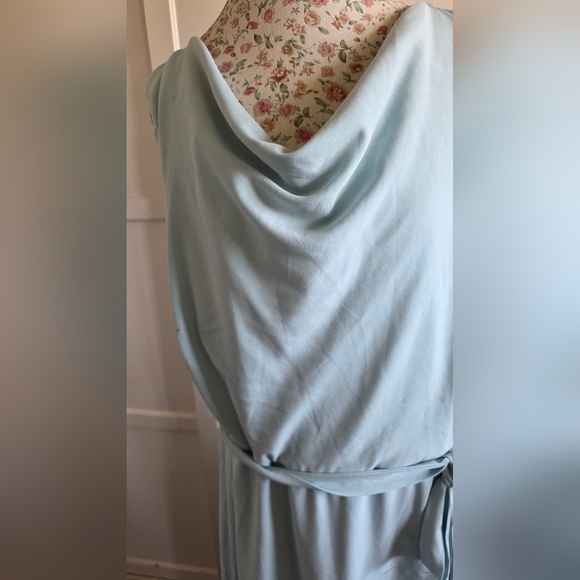 NWT ROZ & ALI dressbarn Light Blue Maxi Dress SIZE 16 - Picture 2 of 10